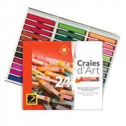 Boite de 24 craies d'art - Dalbe