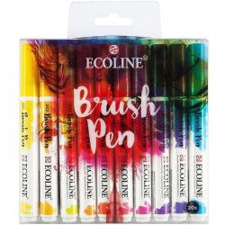 Set de 20 Marker Brush Pen Ecoline - Royal Talens