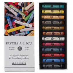 Pastels à l'écu Sennelier - Set x 12 Initiation