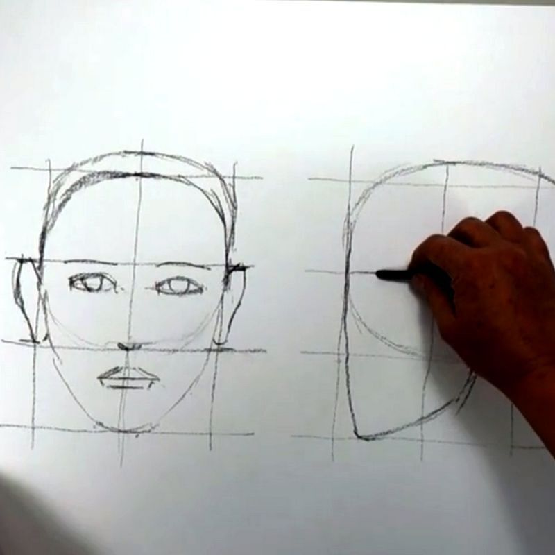 Comment dessiner au fusain comme un pro ?  Dessin visage femme, Fusain,  Comment dessiner