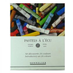 Boîte 24 Pastels à l'écu Sennelier