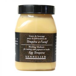 Liant de broyage tempera à l'oeuf 200ml - Sennelier