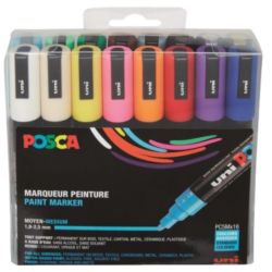 Sets 16 marqueurs Posca PC - 5M