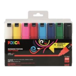 Sets 8 marqueurs Posca PC - 7M