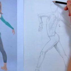 Dessin anatomique : La femme qui danse (youtube)