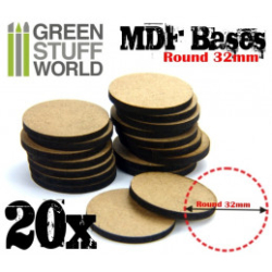 SOCLES ROND 32 MM EN MDF