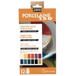 Set peinture Porcelaine 150 Pébéo 12x20ml N°2