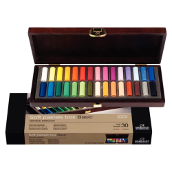 Coffret bois 30 1/2 Pastels...