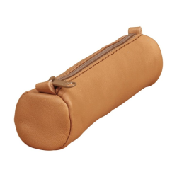 Trousse camel en cuir Age...